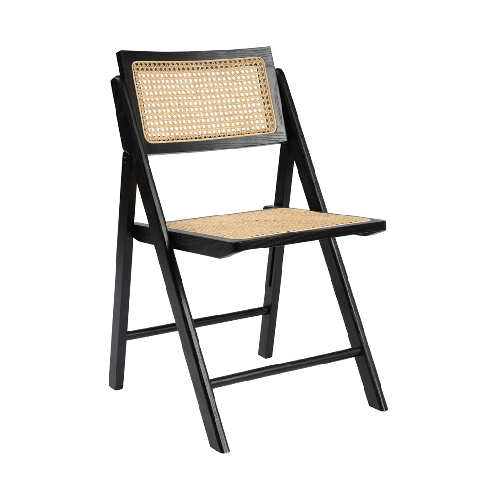 Louie Black Dining Table with 6 Ashton Black Dining Chairs