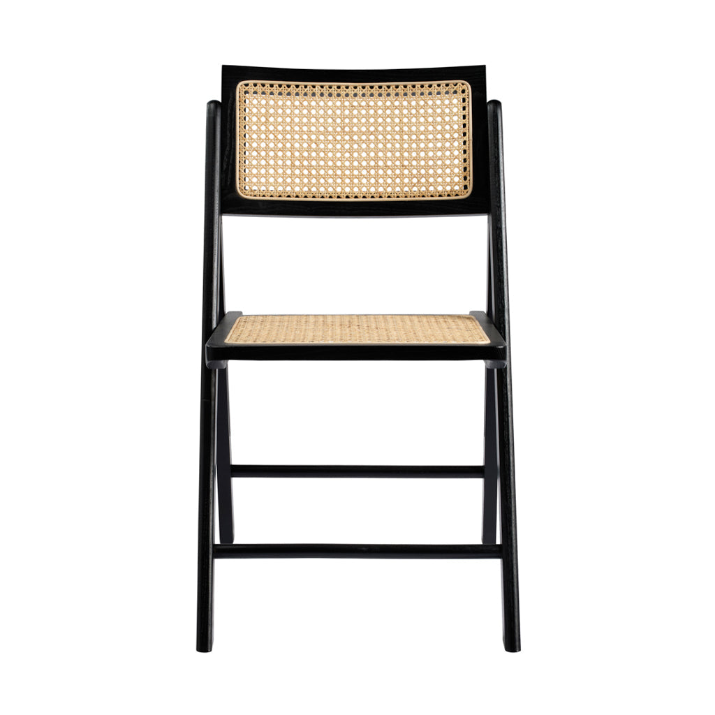 Louie Black Dining Table with 6 Ashton Black Dining Chairs