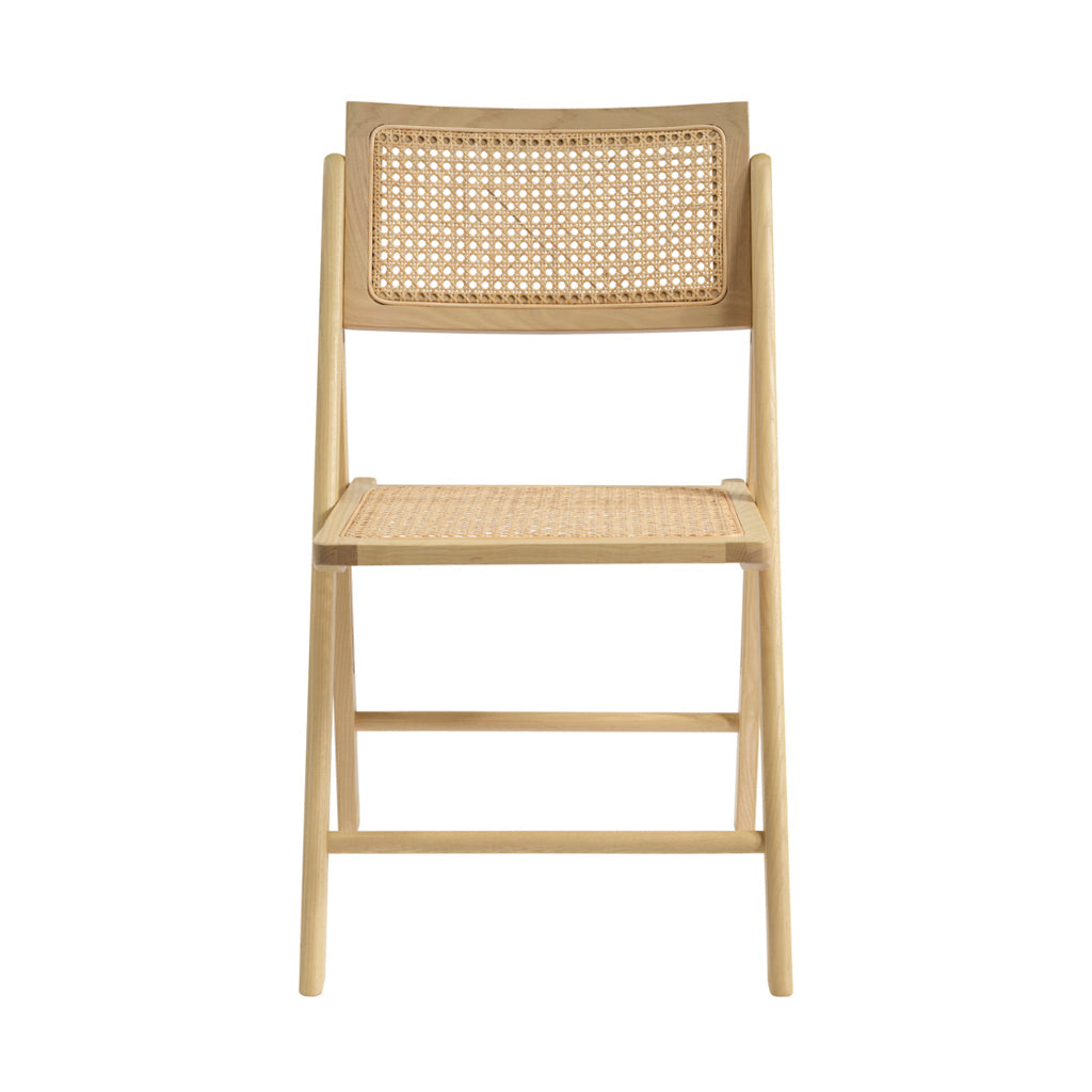 Louie Black Dining Table with 4 Ashton Blonde Dining Chairs