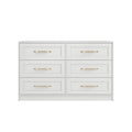 White Chest Of Drawers With Gold Handles