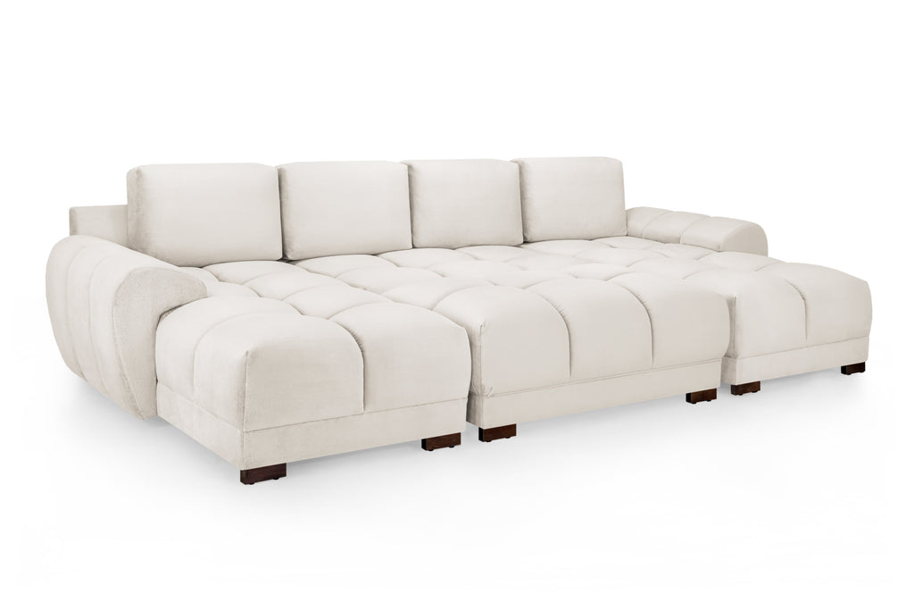 Azzuro Sofa Cream U Shape Corner