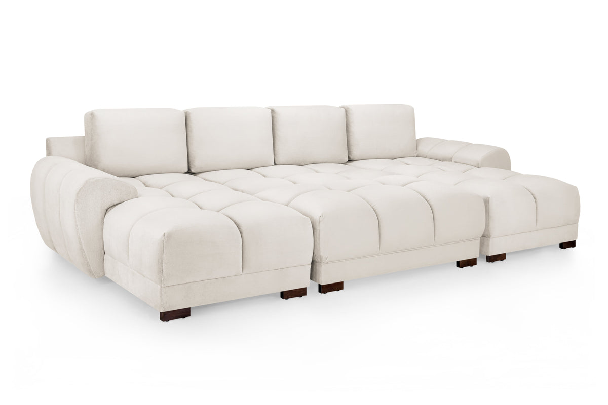 Azzuro Sofa Cream U Shape Corner
