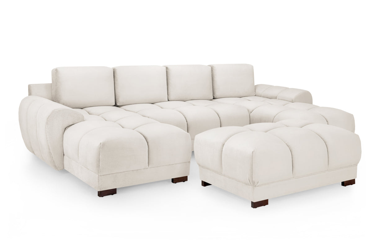 Azzuro Sofa Cream U Shape Corner
