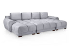 Azzuro Sofa Grey U Shape Corner