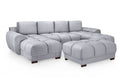 Azzuro Sofa Grey U Shape Corner