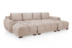 Azzuro Sofa Mocha Footstool