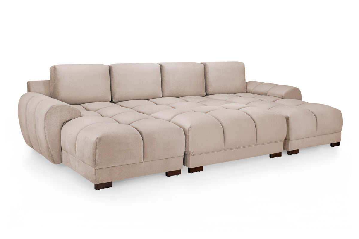 Azzuro Sofa Mocha Footstool