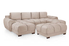 Azzuro Sofa Mocha Footstool