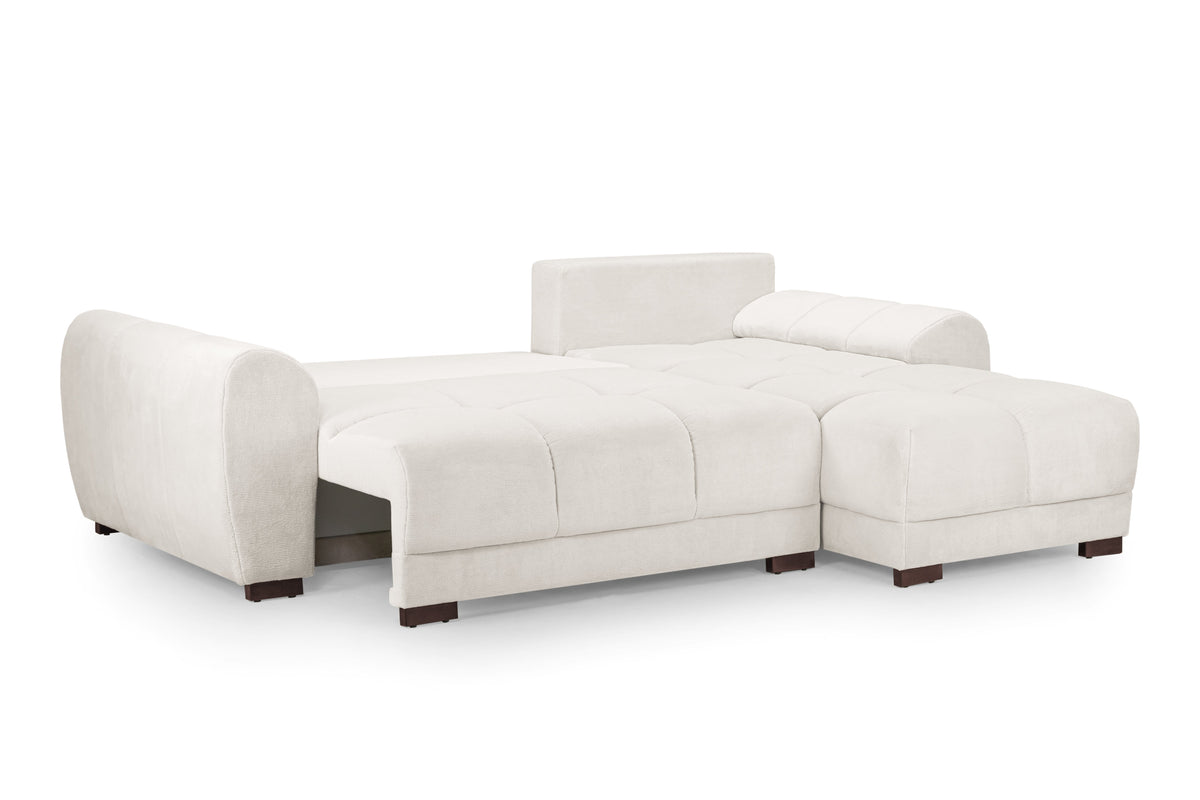 Azzuro Sofabed Cream Universal Corner