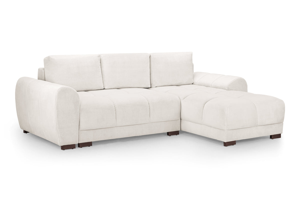 Azzuro Sofabed Cream Universal Corner