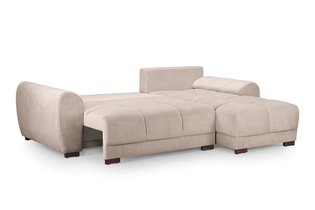 Azzuro Sofabed Mocha Universal Corner