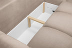 Azzuro Sofabed Mocha Universal Corner
