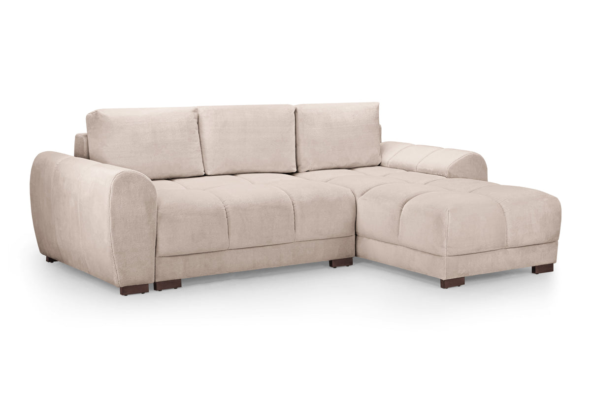 Azzuro Sofabed Mocha Universal Corner