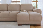 Azzuro Sofabed Mocha Universal Corner