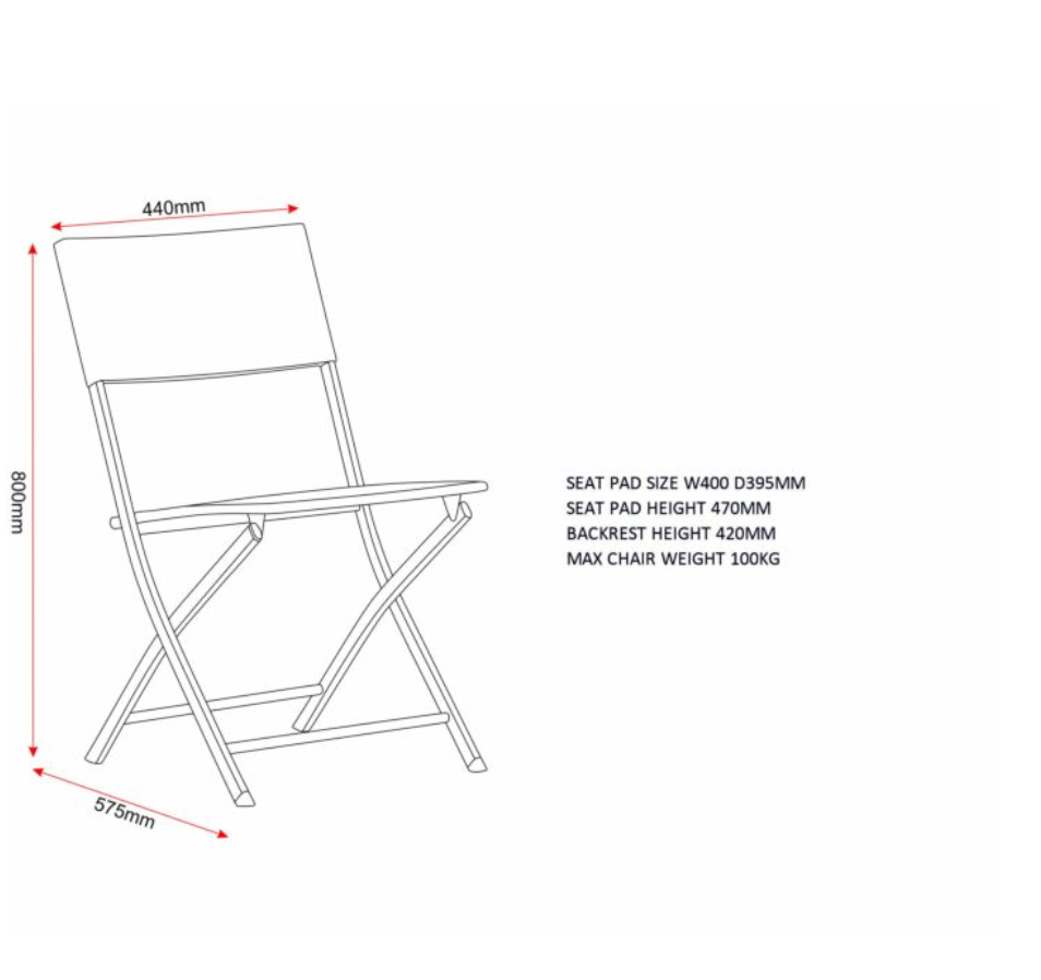 Foldaway Two Seats Plus Table Outdoor Garden Furniture Set
