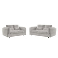 Bellagio 3+2 Sofa Set in Grey