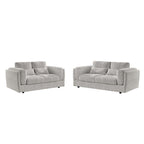 Bellagio 3+2 Sofa Set in Grey