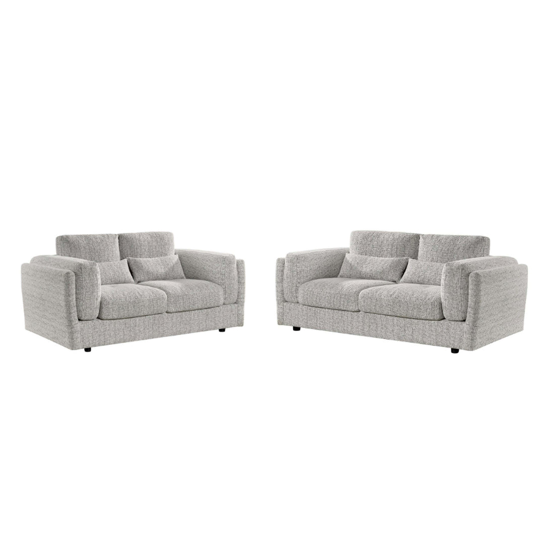 Bellagio 3+2 Sofa Set in Grey