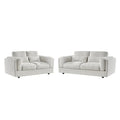 Bellagio 3+2 Sofa Set in Light Beige