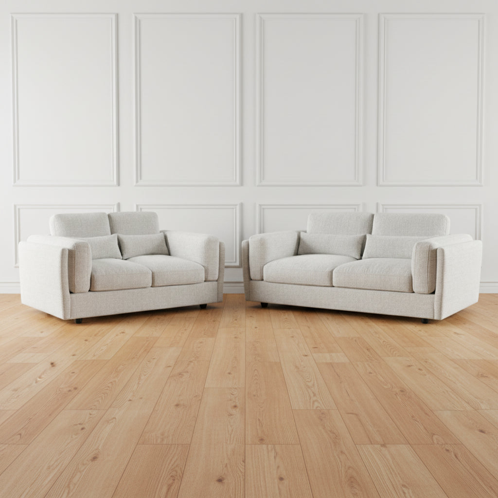 Bellagio 3+2 Sofa Set in Light Beige