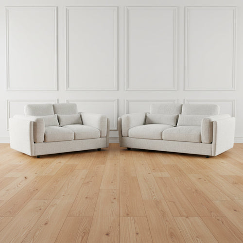 Bellagio 3+2 Sofa Set in Light Beige