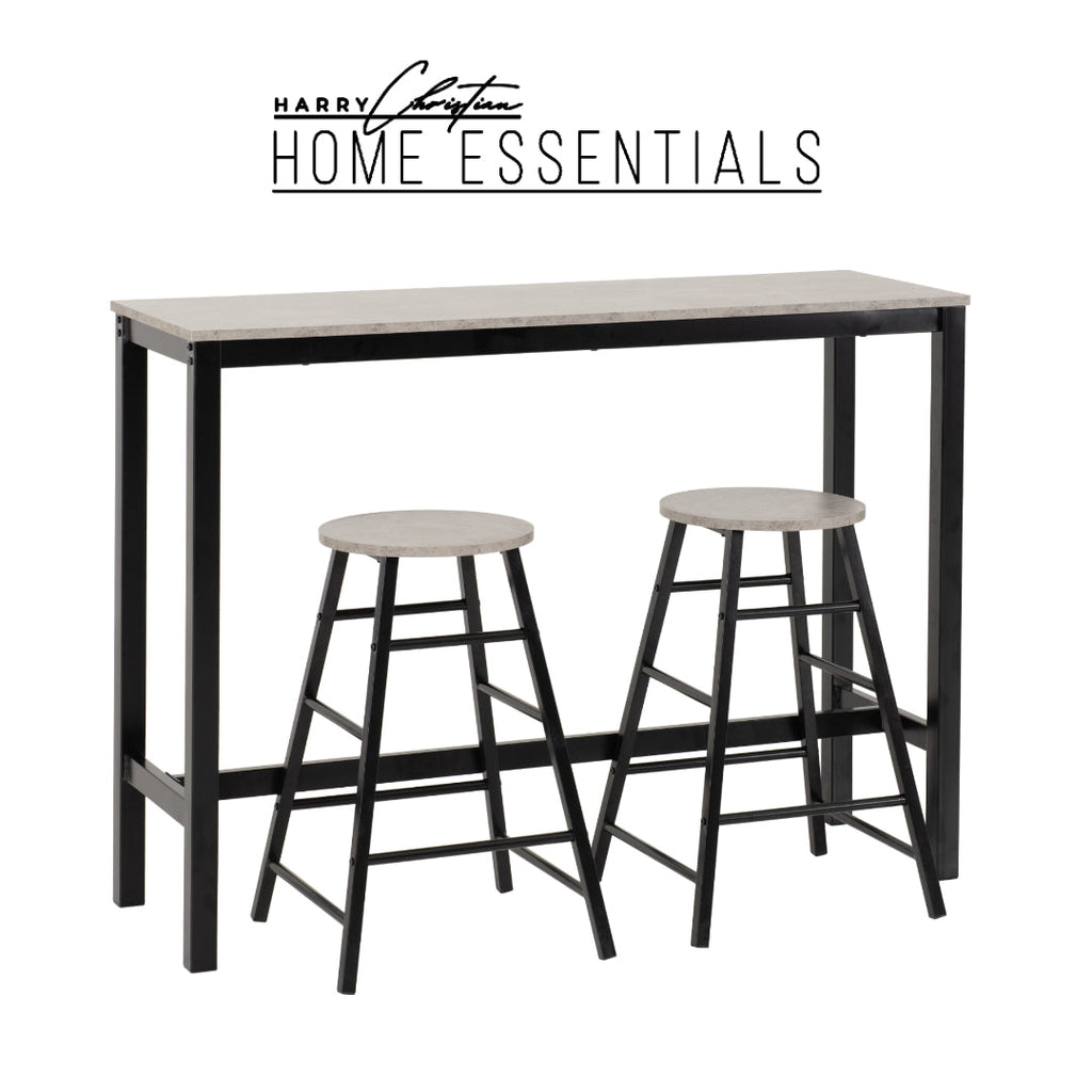 Breakfast Bar and Stools Set