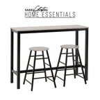 Breakfast Bar and Stools Set