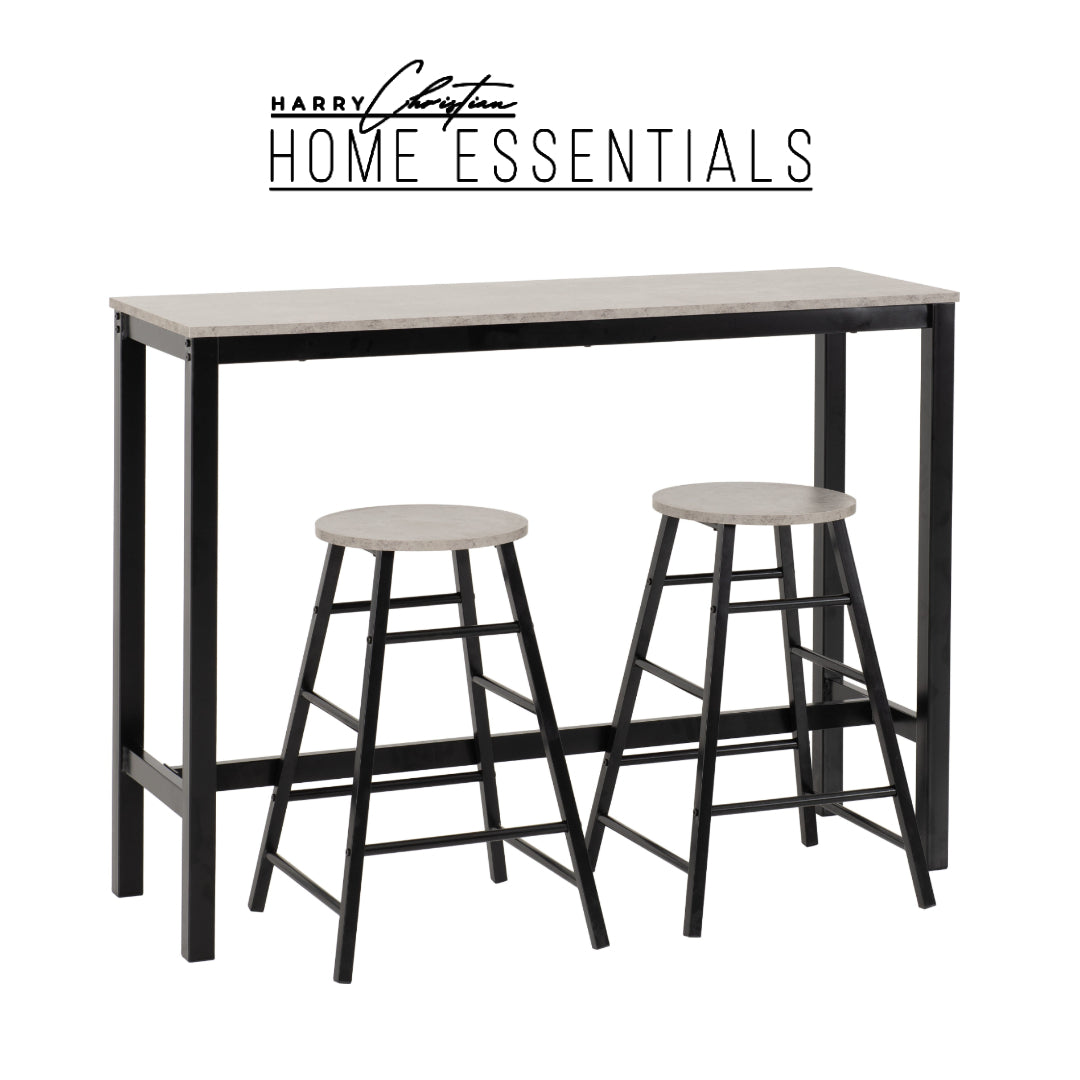 Breakfast Bar and Stools Set
