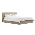 Beige Super King Ottoman Bed