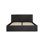 Berlin Black Ottoman Bed In Double