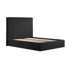 Black Tall Kingsize Ottoman Bed