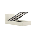Milk Single Ottoman Bed