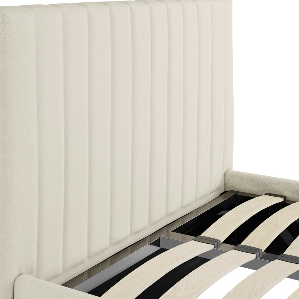 Milk Single Ottoman Bed