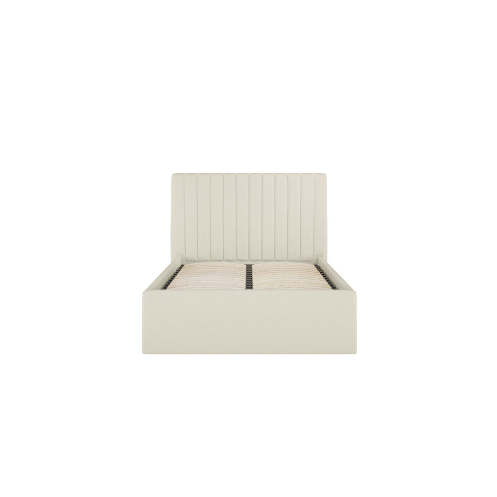 Milk Single Ottoman Bed