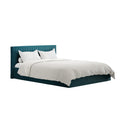 Teal Kingsize Ottoman Bed