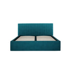 Teal Double Ottoman Bed