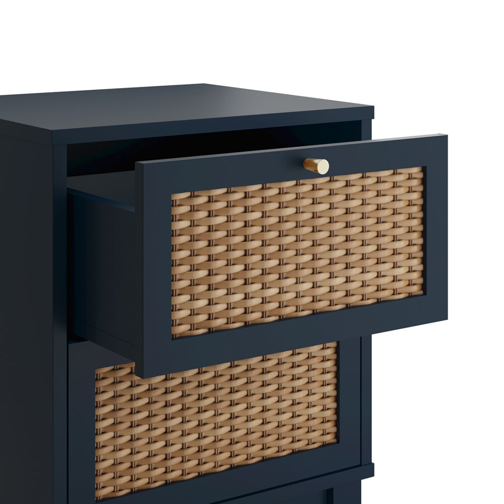 Blue Bedside Cabinet