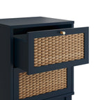 Blue Bedside Cabinet