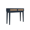 Blue & Rattan Dressing Table