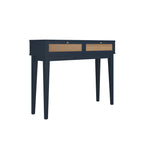 Blue & Rattan Dressing Table