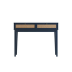 Blue & Rattan Dressing Table