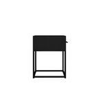Black Modern Sleek Bedside Cabinet