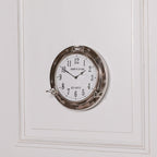 Polished Port Hole Ships Wall Clock