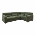CHICAGO GREEN UNIVERSAL CORNER SOFA. SOLD AT HONEYPOT FURNITURE AND CHOICE FURNITURE. BEEHIVE FURNITURE. 