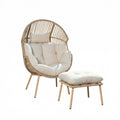 CREAM_CUSHION STANDING GARDEN EGG CHAIR