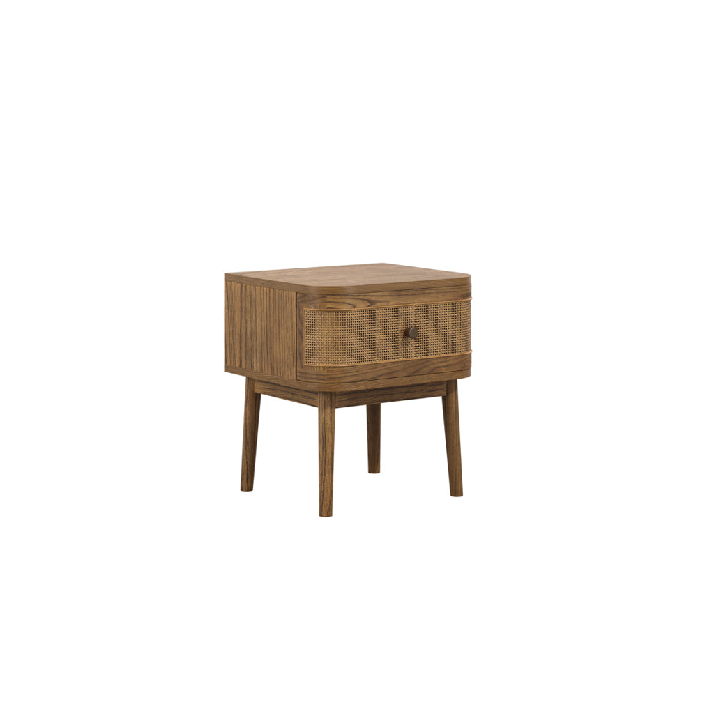 Smoked Bedside Cabinet