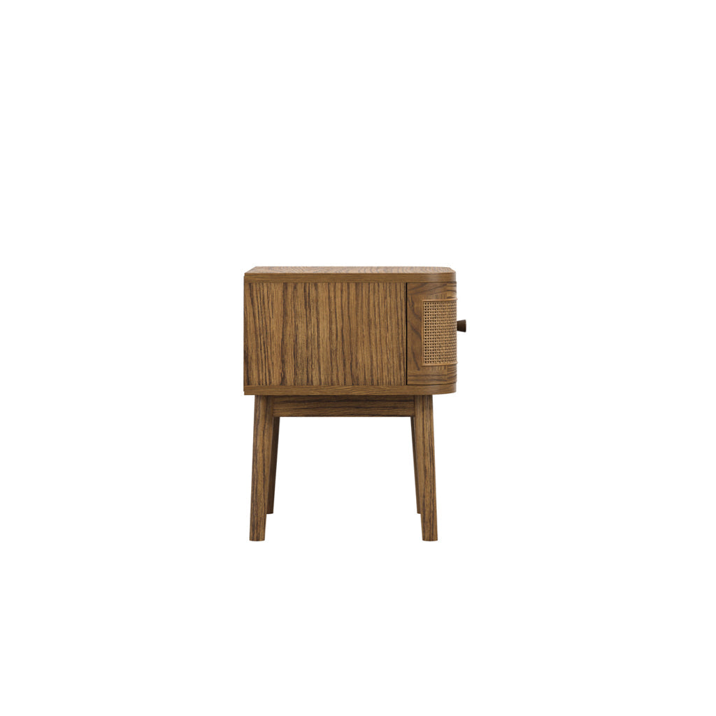 Smoked Bedside Cabinet