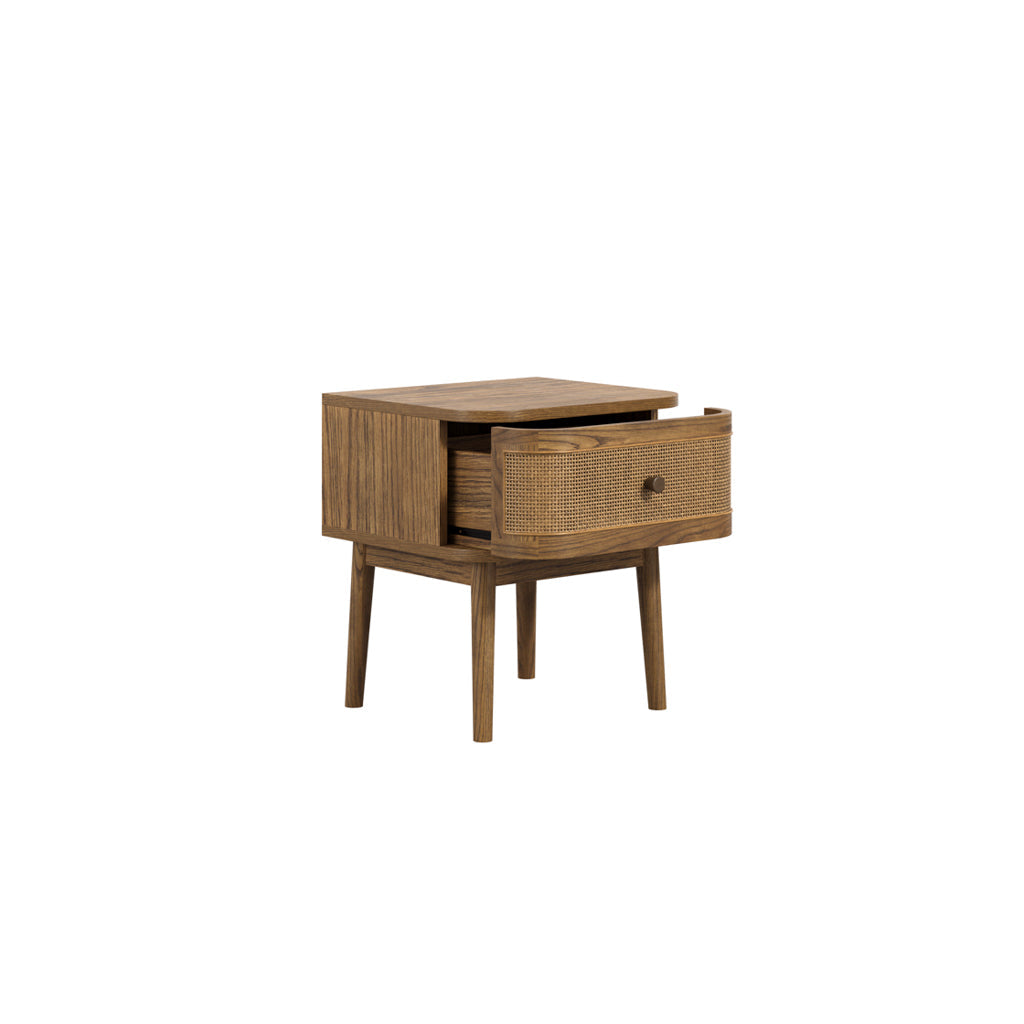 Smoked Bedside Cabinet