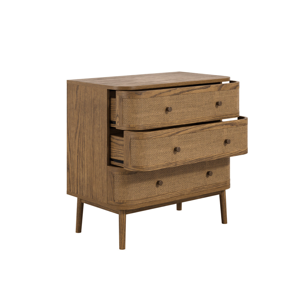 Smoked Chest Of Drawers