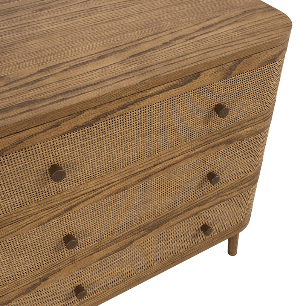 Smoked Chest Of Drawers